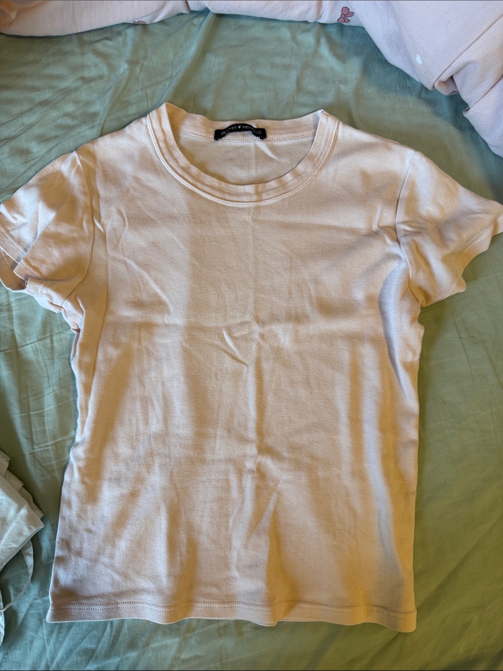 Light Pink Brandy Melville Baby Tee